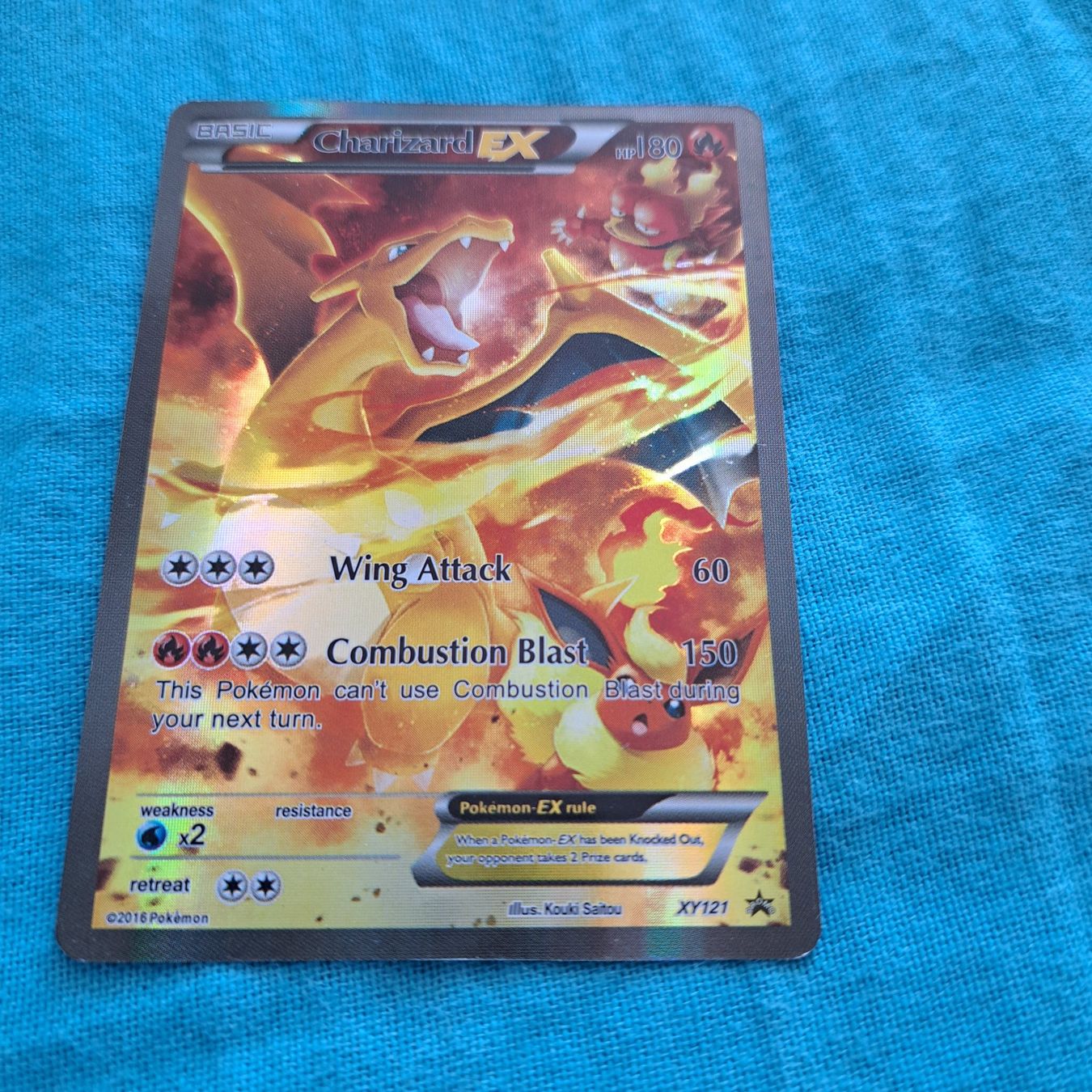 Karten: Pokémon Charizard EXCx121 – Gebraucht aus Unterentfelden von Miro-Lou