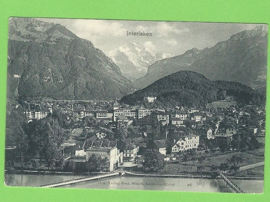 Cartoline postali: Interlacken – Usato da Zürich venduto da t24_de