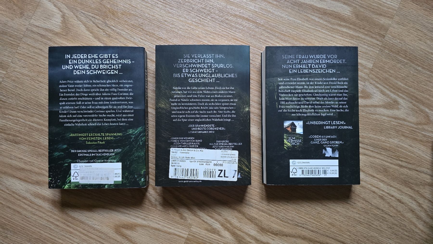 Bücher: Harlan Coben Bücher – Gebraucht aus Alpthal von MJA88 1
