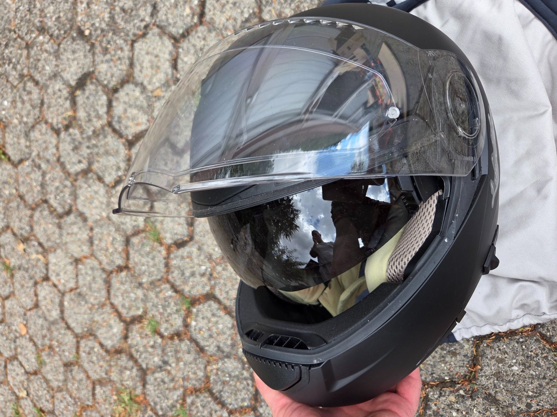 Schuberth Caschi & visiere: Schuberth C3 Pro Klapphelm schwarz Lady Edition L – Usato da Bellach venduto da fab_t8gy 9