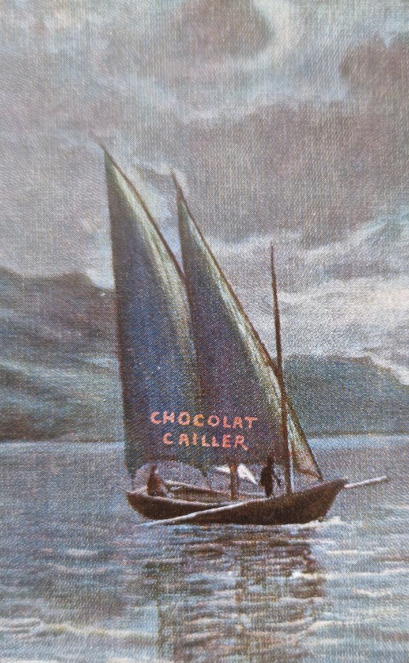 Cartoline postali: 10 Werbekarten Chocolat Cailler  – Usato da Ebikon venduto da Donar50 1