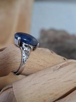 Ring S mit Saphircabochon Grösse 54