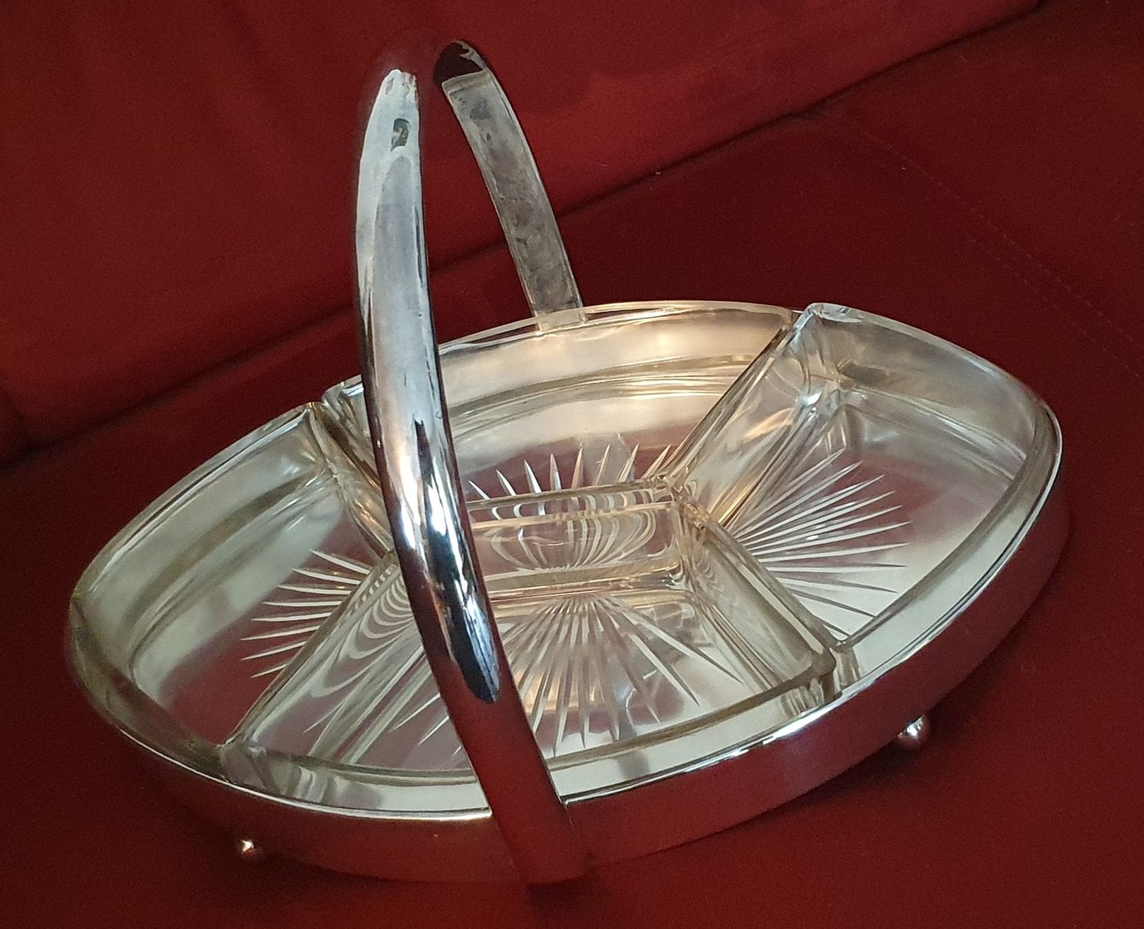 Set di piatti: Art Deco Konfekt-Serviertablett WK Kayser Versilbert – Usato da Kreuzlingen venduto da Rschweiz1 3