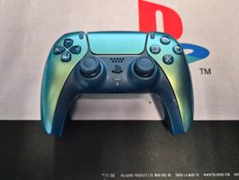 PS5 DualSense Controller in sommerl. Farbverlauf! + Kabel