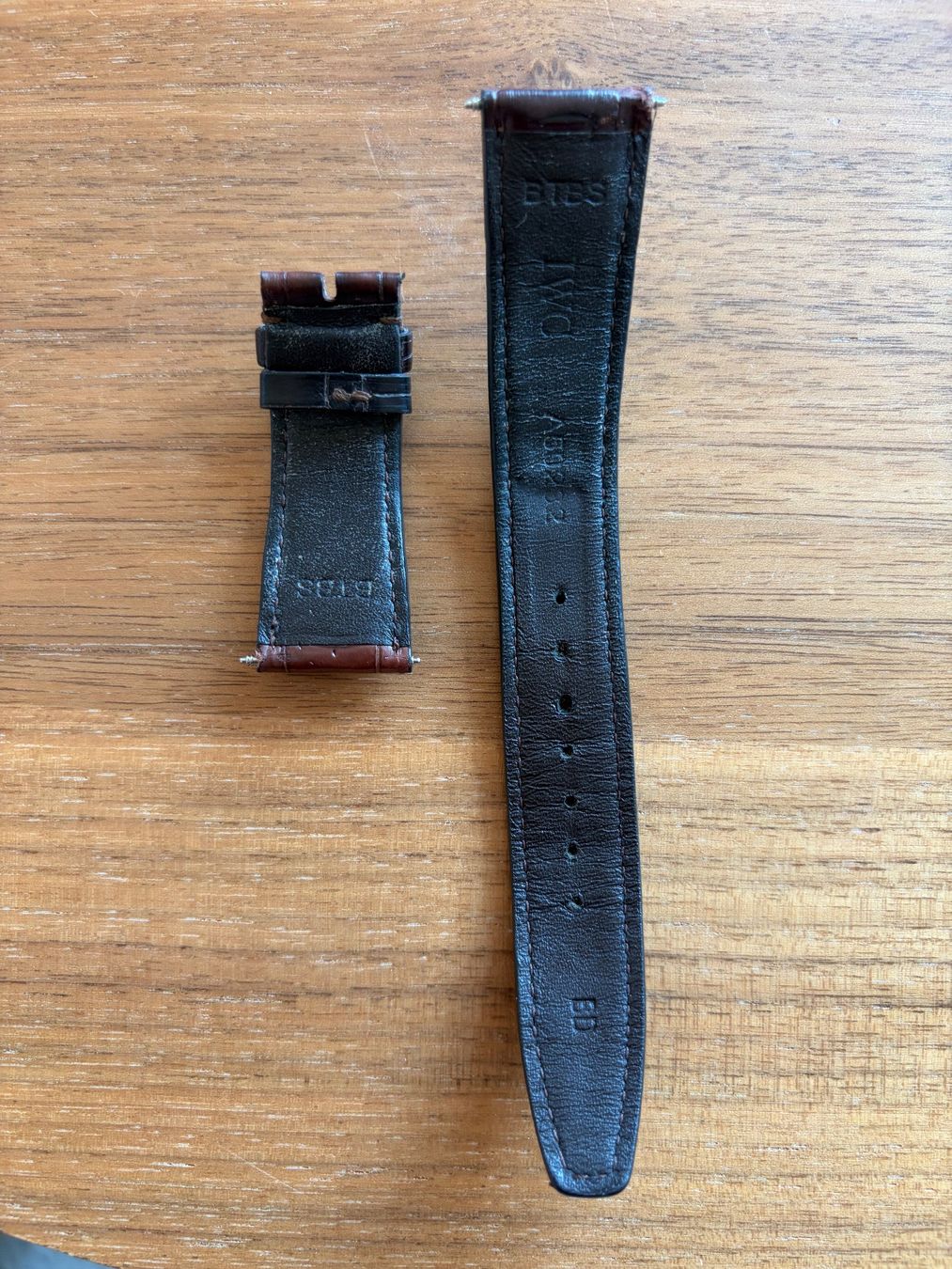 IWC Bracciali & Braccialetti: IWC 21/18mm Krokodillederband – Usato da Luzern venduto da SibD 1