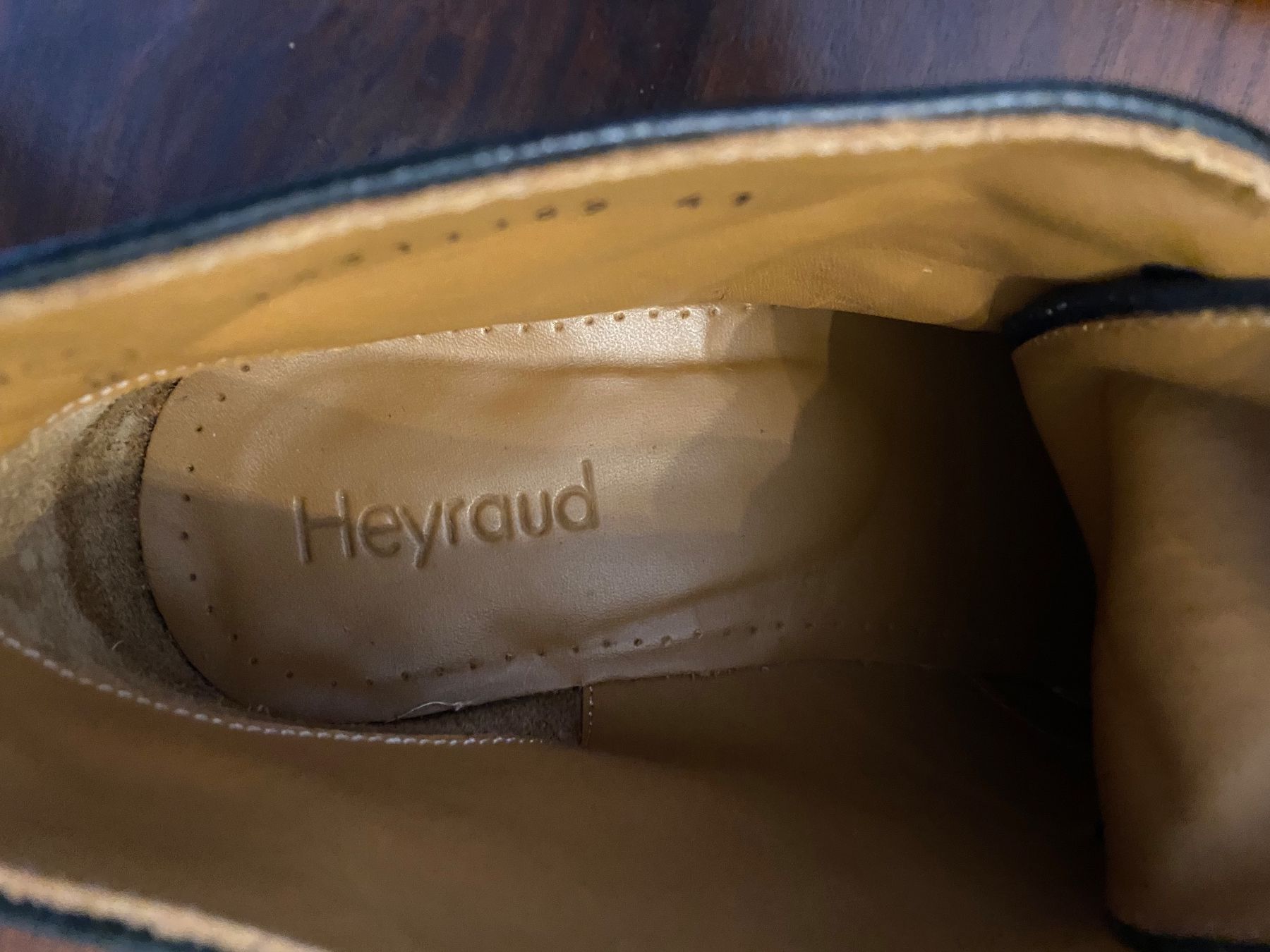 Scarpe da uomo: HEYRAUD Herren Wildleder Schnürschuhe – Nuovo (secondo la descrizione) da Besazio venduto da lionheart63 4