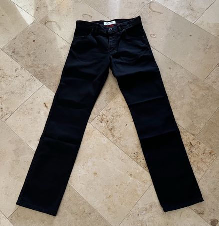 Alberto Jeans schwarz T400 Denim Grösse 32/34 neuwertig