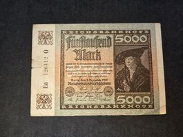 5000 Mark - Deutschland - 1922