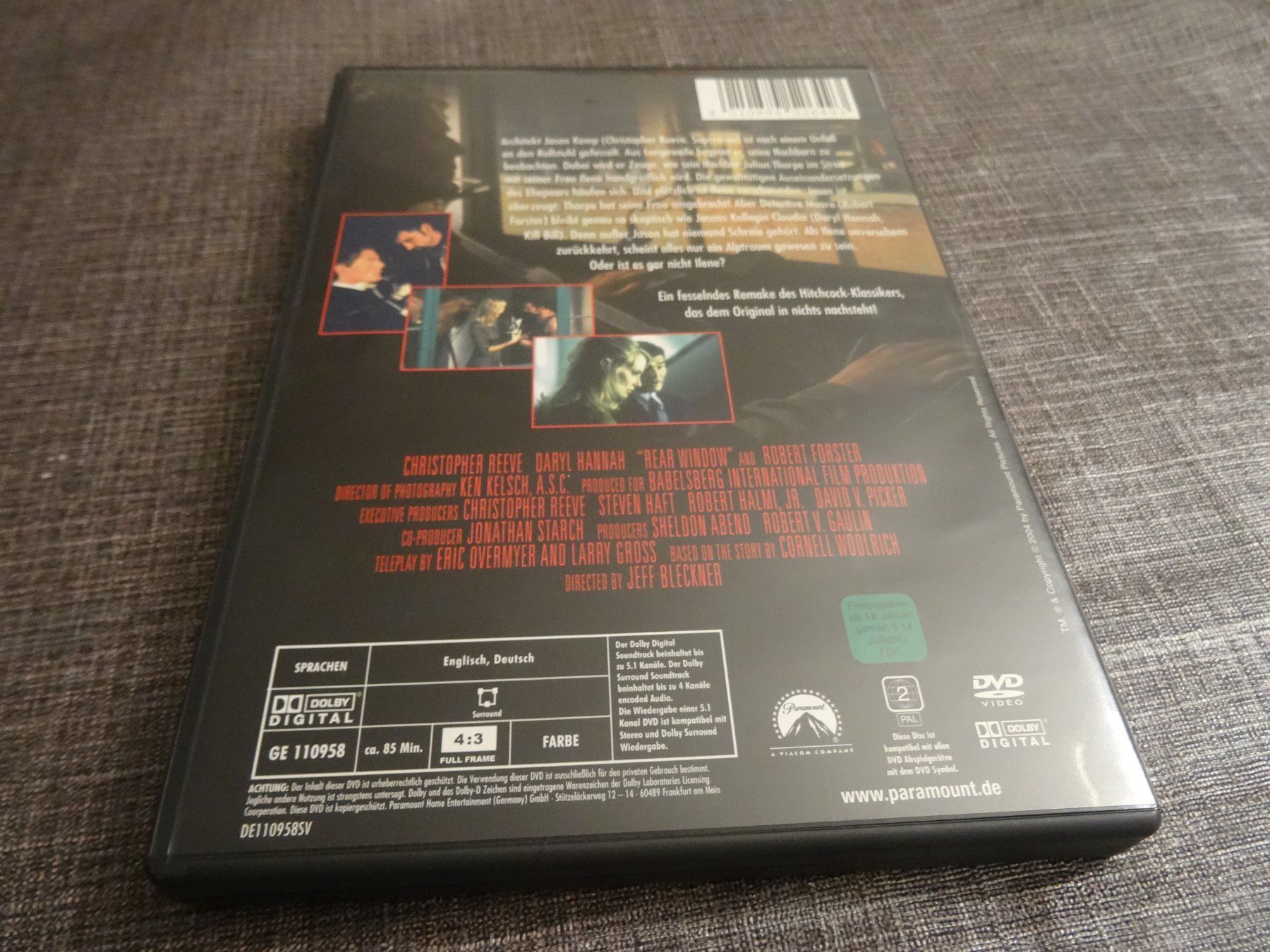 Tutti i DVDs: DVD Das Fenster zum Hof – Usato da Olten venduto da Disc-Verkauf 2