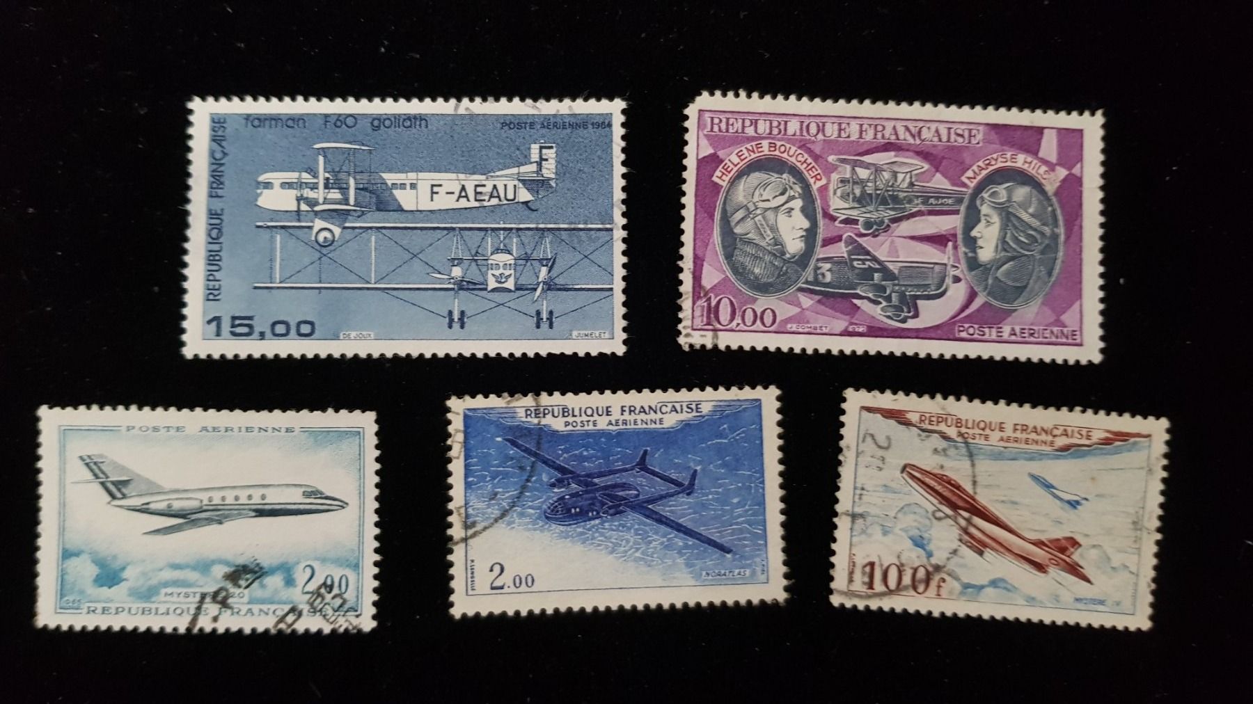 Tous les timbres: Flugmarken Frankreich      /  10 – D'occasion à Rümlang par coh_87ww