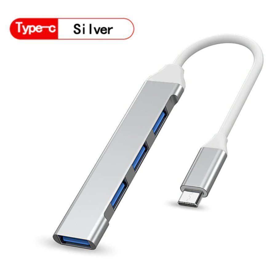 Hubs & Switches: 4 Port USB 3,0 Hub typ c High Speed typ c – Neu und originalverpackt aus Biberist von ShopSoltan