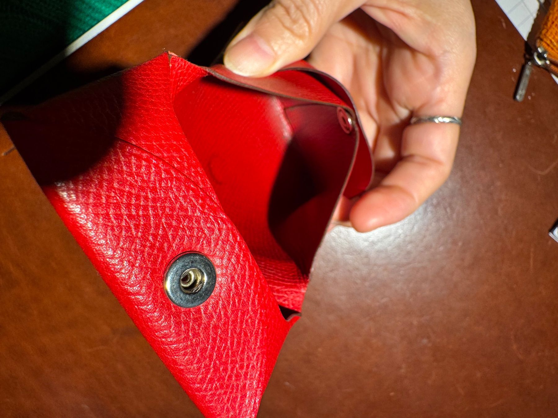Hermès Portefeuilles: Hermès Bastia red – D'occasion à Basel par mimi8668 3