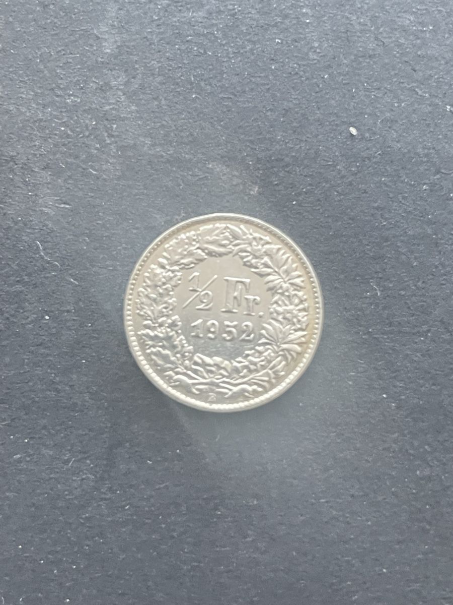 Toutes les monnaies: -.50 Silber CH Jahr 1952 – D'occasion à Meierskappel par Hala03 1