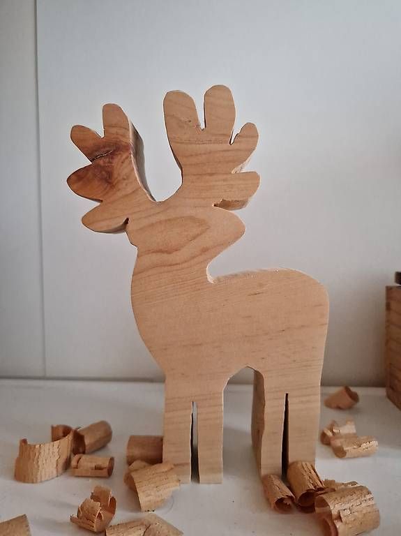 Articoli in legno: Elch aus schweizer Arvenholz ca 20cm – Nuovo e nell'imballaggio originale da Thun venduto da Schneeflckli 4