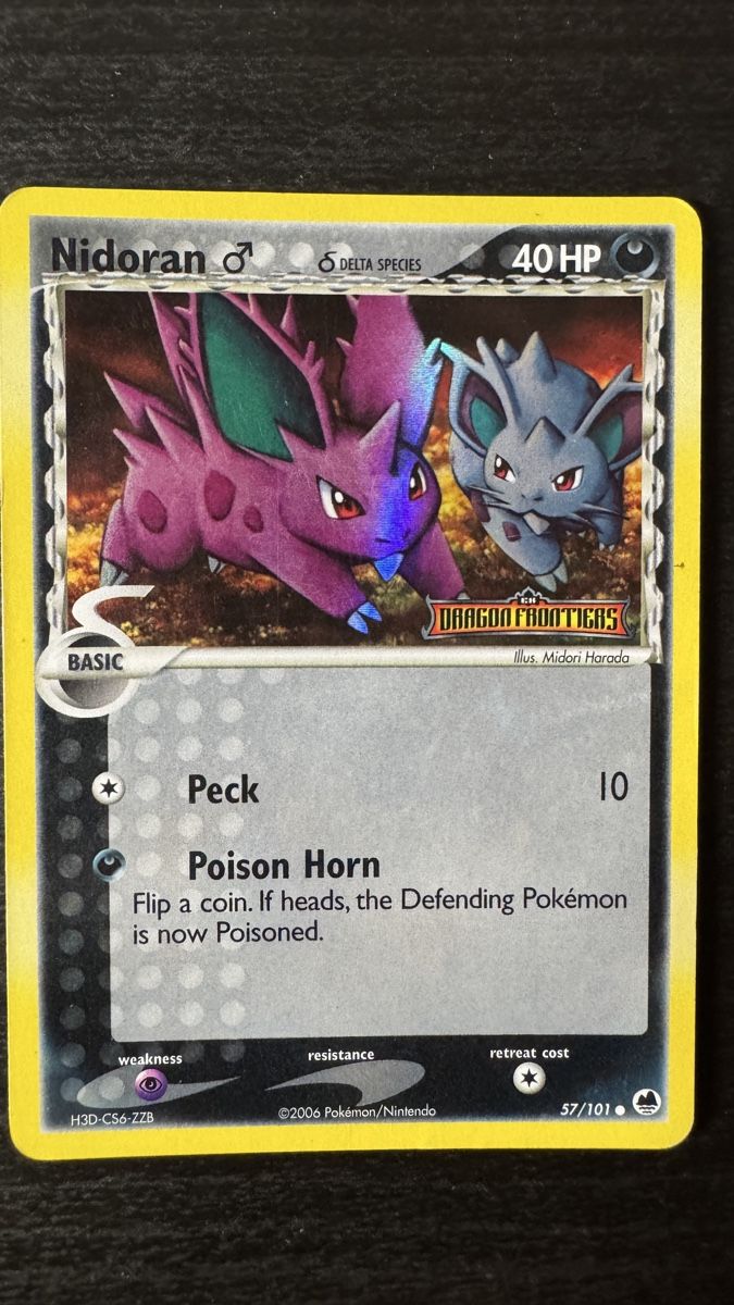Pokémon Carte collezionabili: Nidoran Holo Reverse Ex Dragon Frontiers 57/101 – Usato da Belprahon venduto da Rob_ain