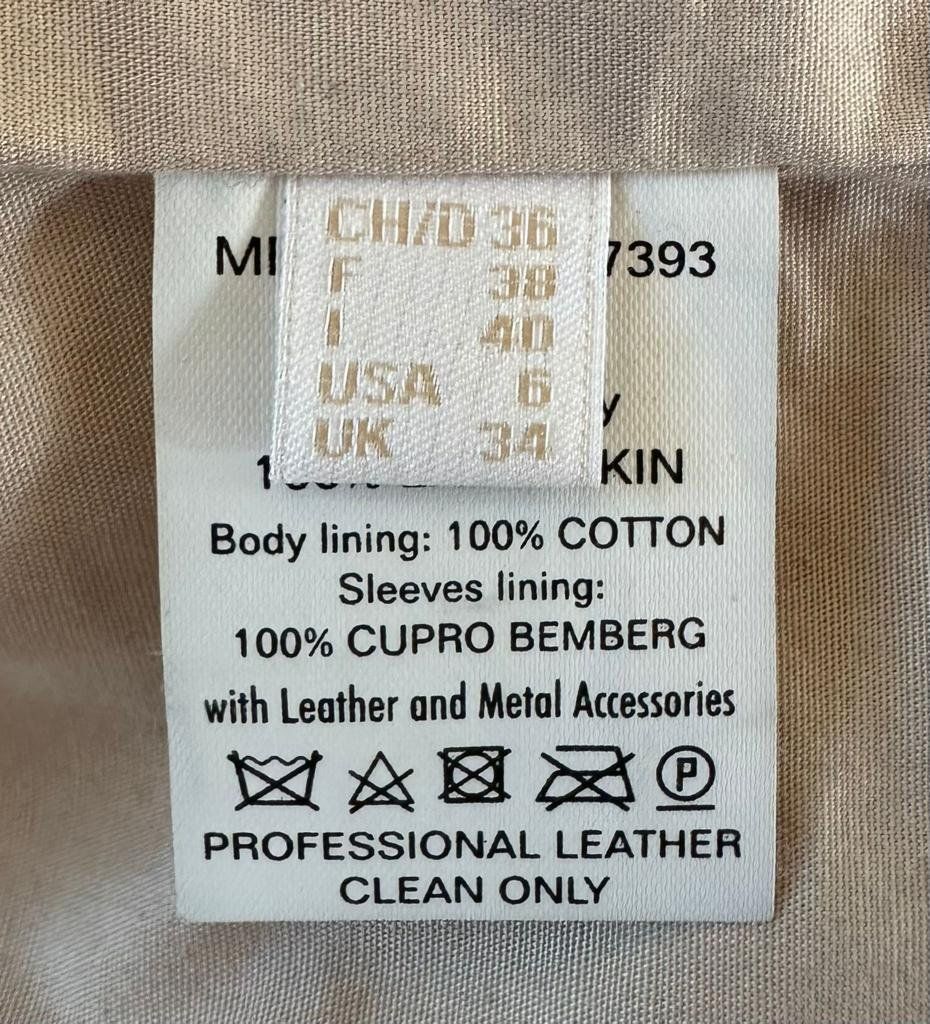 Bally Giacche: Bally Lederjacke Lamm – Usato da Berg am Irchel venduto da Saruvuatore 5