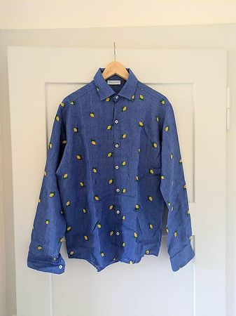 Das Perfekte Italo-Sommerhemd für Herren (M/L, WIE NEU)