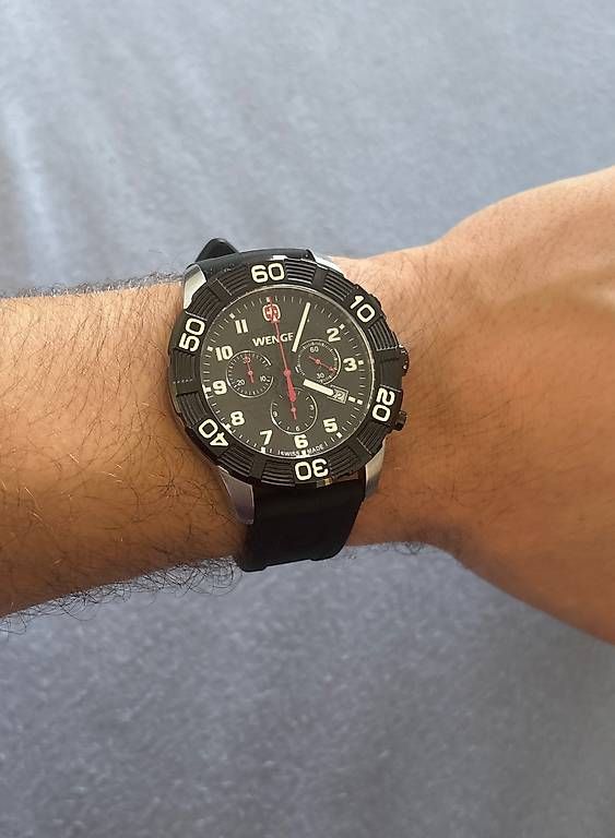 Wenger Orologi: Wenger Roadster Black Night Chronograph – Usato da Gümligen venduto da mat_wh2w 2