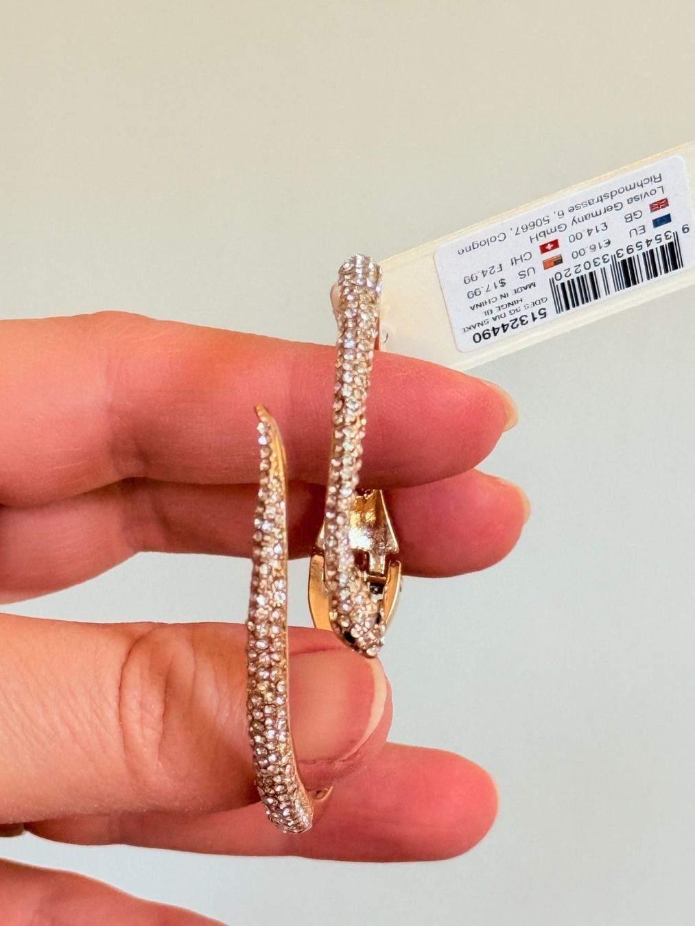 Bracciali & Braccialetti: Bracelet serpent , cristaux  - Tendance actu... – Nuovo (secondo la descrizione) da Genève venduto da AGBERG 1