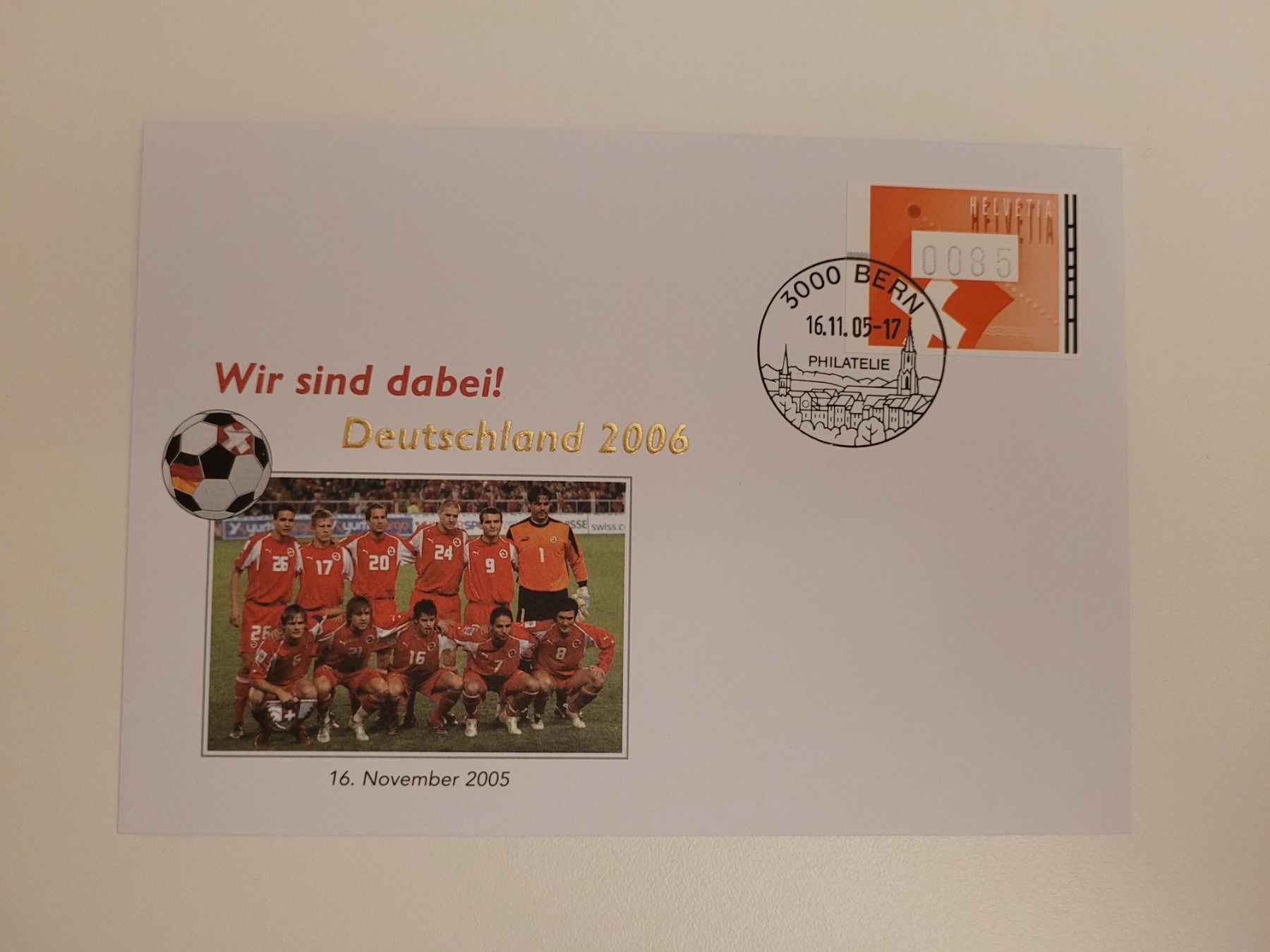 Tutti i francobolli: Umschlag + Briefmarke 16. Nov. 2005 – Usato da Inwil venduto da Flower2325