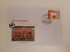 Umschlag + Briefmarke 16. Nov. 2005