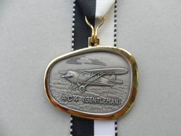 Medaille Flugzeug A C 4 Gentleman CH