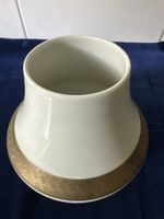 Scherzer Bavaria Vase, weiss-gold, ca. 14cm hoch. Top!
