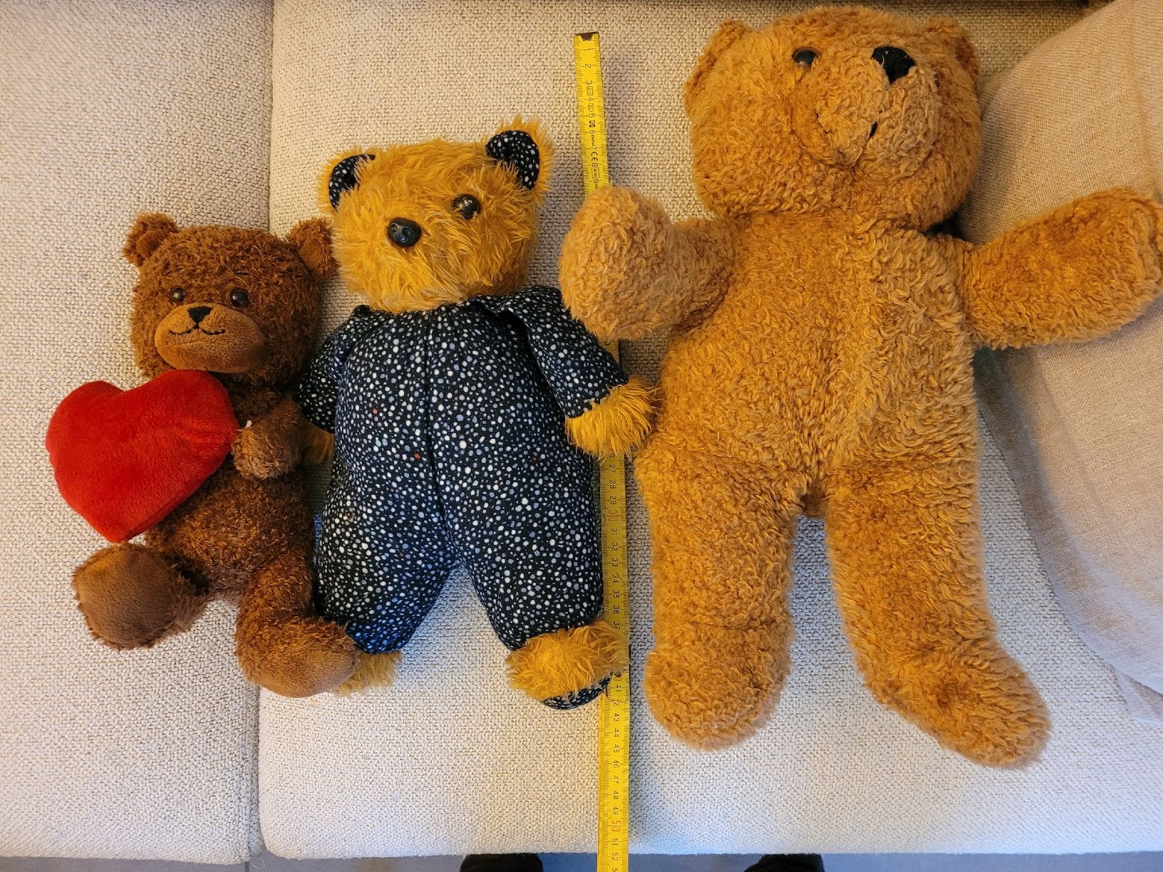 Giocattoli: 3 Teddybären, Kuschelbären, ca. 40cm – Nuovo (secondo la descrizione) da ennenda venduto da popcorn007 1