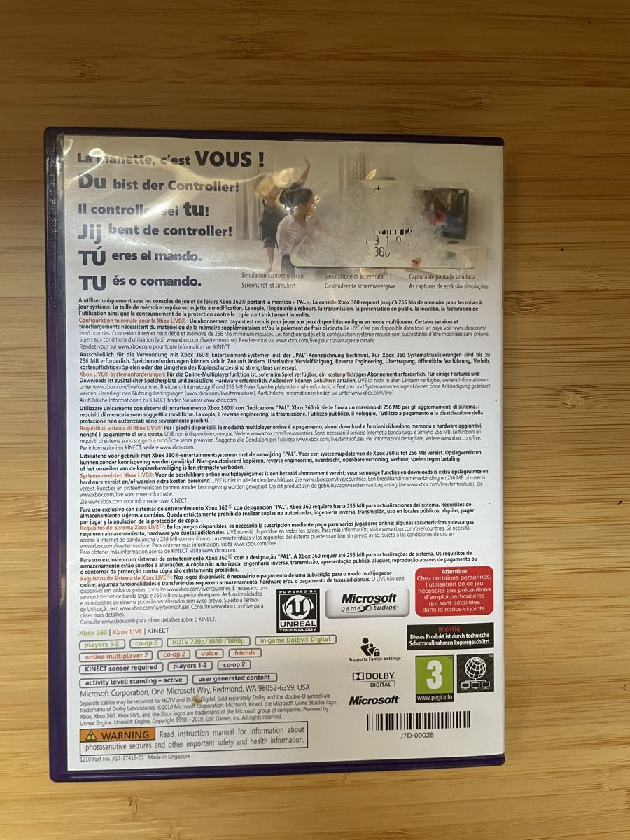 Jeux: Kinect Adventures X Box 360 – D'occasion à Colombier NE par Aixro50 1