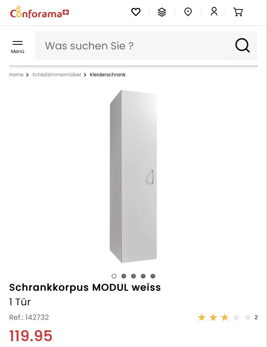 Armadi: Conforama Schrank – Usato da Wolfenschiessen venduto da sa_ 1