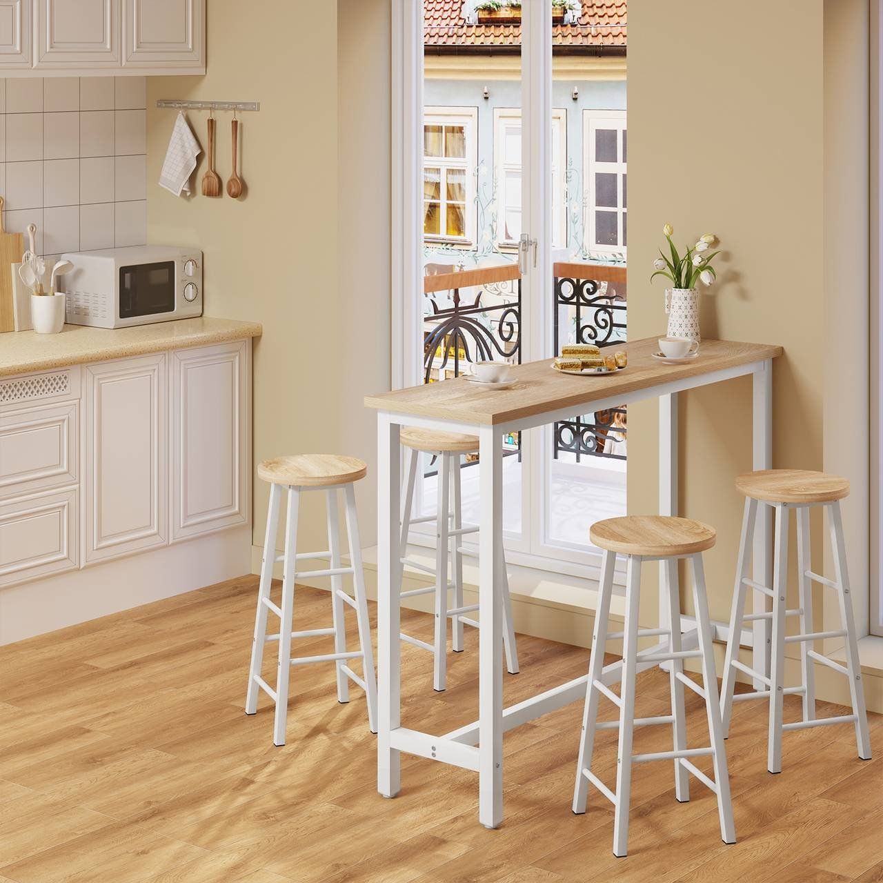 Tables: Bartisch Bistrotisch Stehtisch Esstisch Eiche Hell – Neuf avec emballage d'origine à Kreuzlingen par DealBlitz 8