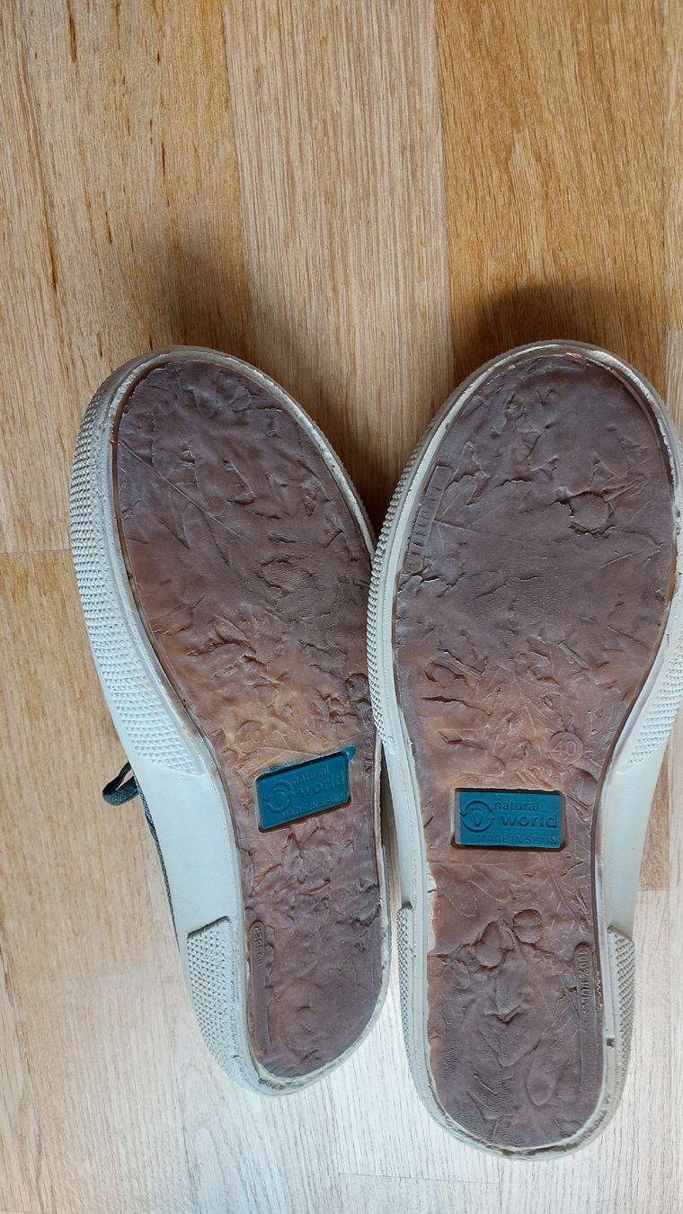 Chaussures hommes: Schuhe, Baunwolle  – D'occasion à Basel par Sil_Yes 1