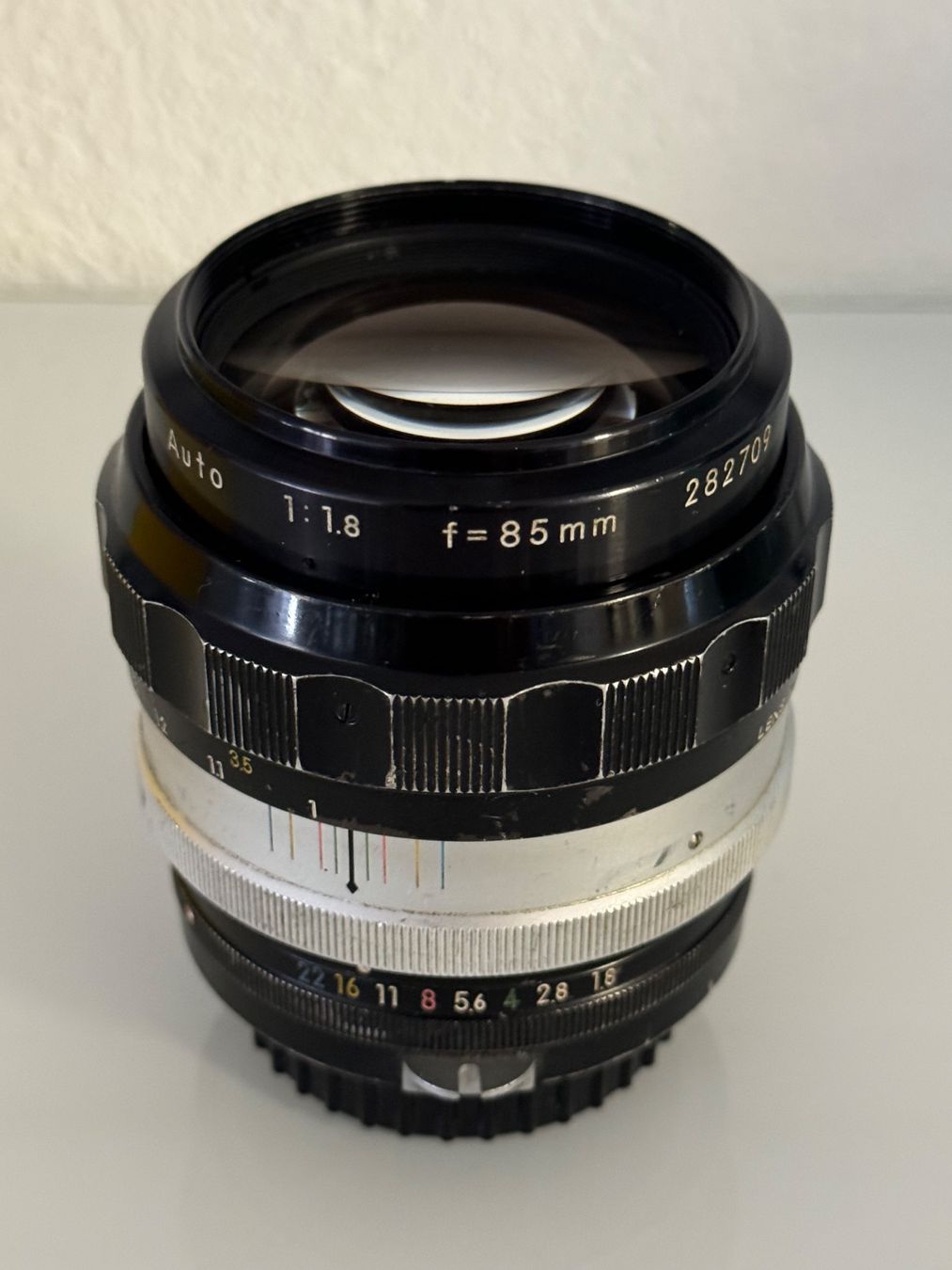 Nikkor Obiettivi: NIKON NIKKOR - H AUTO 85 F 1,8 – Usato da Therwil venduto da Radule