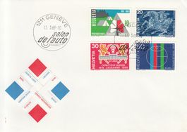 Sonderstempel SA. 37 Autosalon Genève 1969