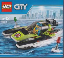 LEGO CITY 60114 MOTOSCAFO DA COMPETIZIONE  new
