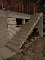 escalier en béton