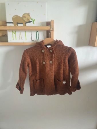 Süssi Strickjacke mit Kapuze, Grösse 2-3 jahre