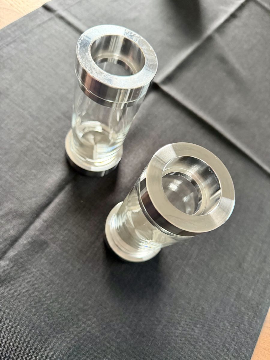 Portacandele: Mono Design Vase und Kerzenständer - 2er Set – Usato da Bolligen venduto da freefactory 1