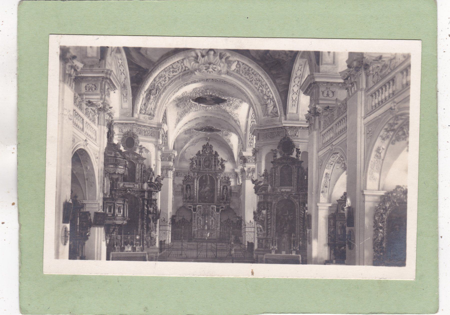 Cartoline postali: Disentis Abteikirche Chor 1926 – Usato da Herisau venduto da Lisegrat2008