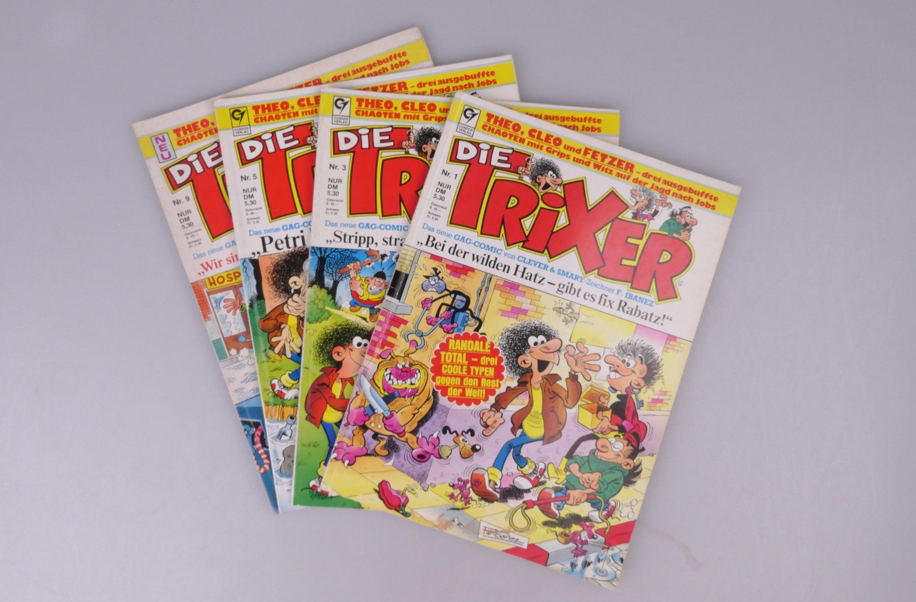 Comics: Die Trixer Comic Nr. 1, 3, 5 und 9 – Gebraucht aus Volketswil von brockipfannenstil