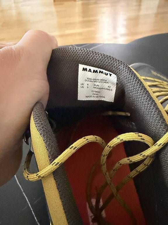 Mammut Scarpe da uomo: Mammut Wanderschuhe  Neu & ungetragen  Grösse 42 – Nuovo (secondo la descrizione) da Münsingen venduto da martinschmid84 3