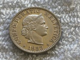 20 centimes/rappen 1933