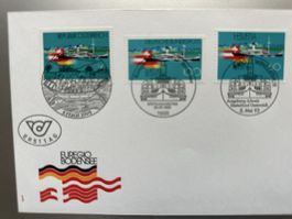 Ersttagsbrief Euregio Bodensee 1993 drei Marken gestempelt