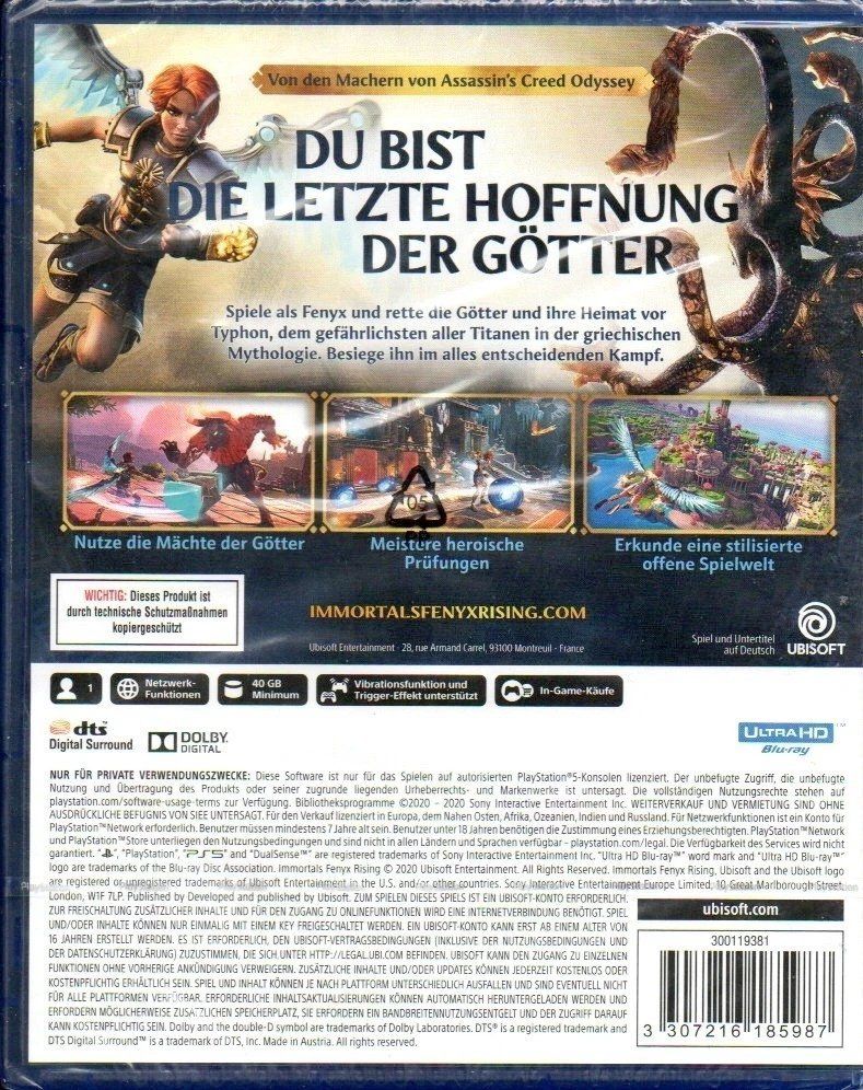 Giochi: Immortals Fenyx Rising PS5 – Nuovo e nell'imballaggio originale da Schaffhausen venduto da Gemma_1966 1