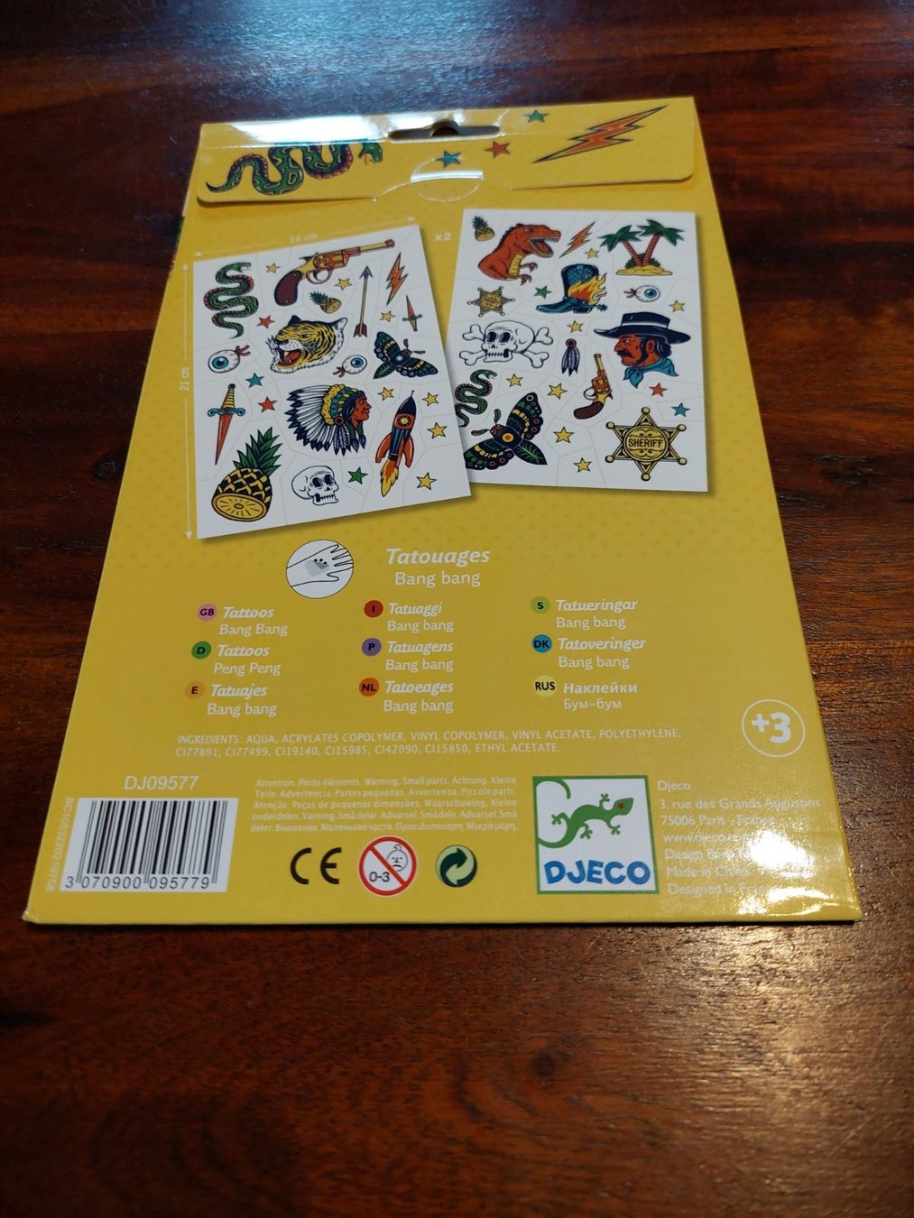 Make-up: Djeco Bang Bang Tattoos – Neu und originalverpackt aus Beckenried von Havacola 6