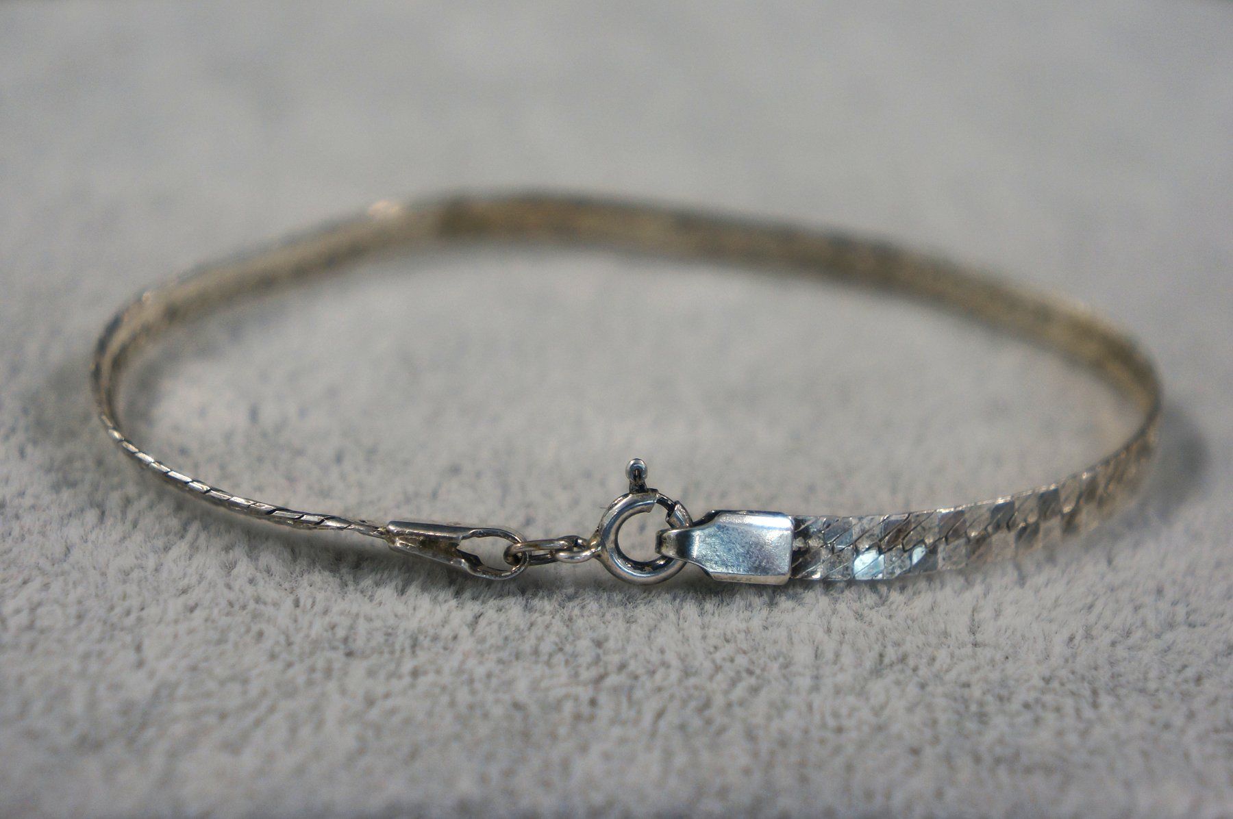 Bracciali & Braccialetti: 925 Silber Armband Schachbrettmuster – Usato da Basel venduto da bk_brockibasel 2