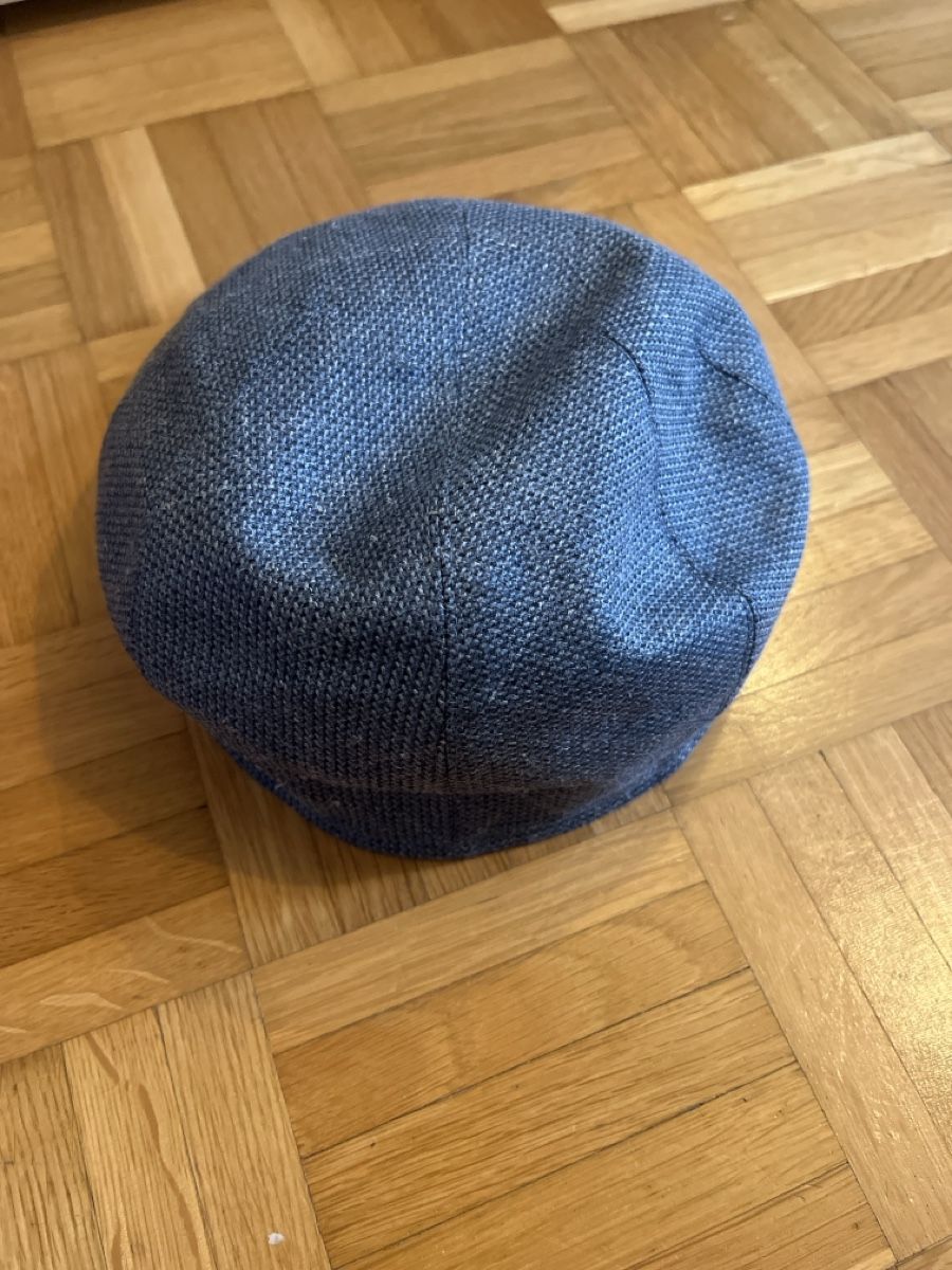 Copricapi, berretti & cappellini: Mayser Blue Herringbone Flat Cap - Size 58 – Usato da Aarau venduto da Better_Buy_From_Stef 3