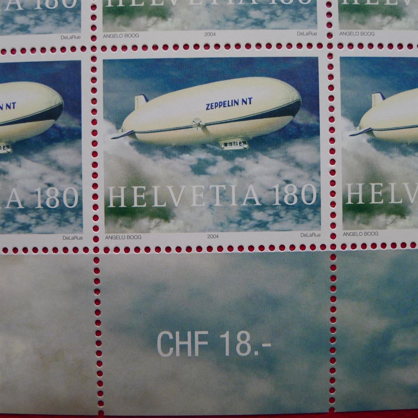 Alle Briefmarken: 2004: Nr.1121 ZEPPELIN (Kleinbogen) postfrisch ** – Gebraucht aus Sursee von Luzernerraute 1