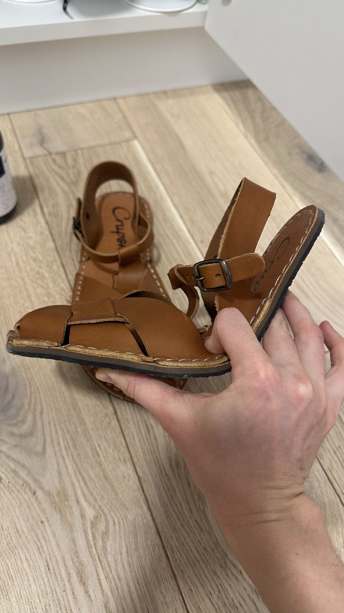Scarpe da donna: Sandals, Crupon, Size 38, barefoot, Leather, Brown – Nuovo (secondo la descrizione) da Troinex venduto da AnnaAbanin 4