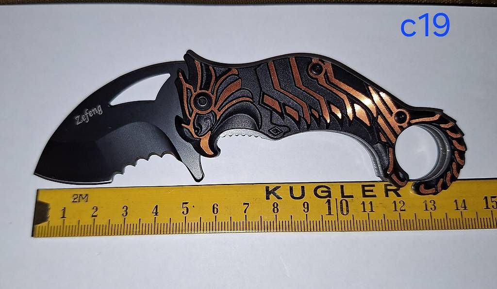 Taschenmesser: Couteau pliant Karambit – Neu und originalverpackt aus Genève von rod_6fwb 2